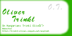 oliver trinkl business card